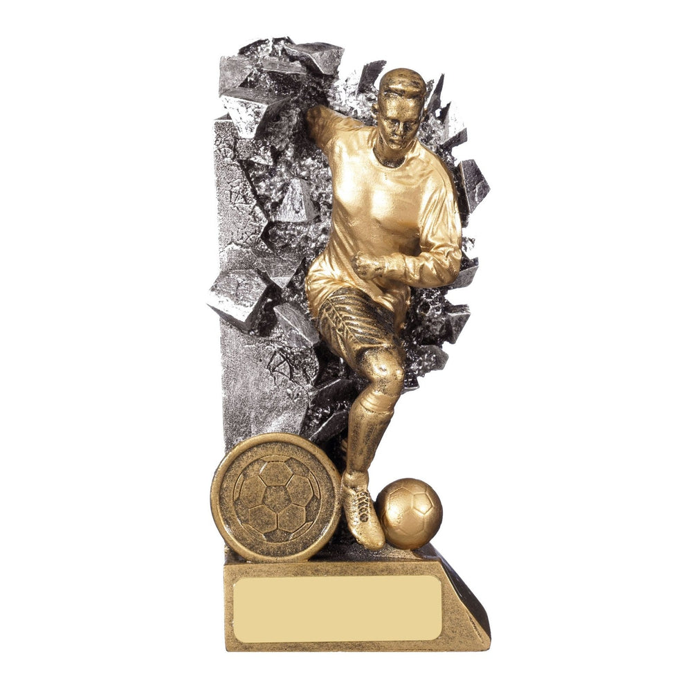 Breakout Male Football Trophy