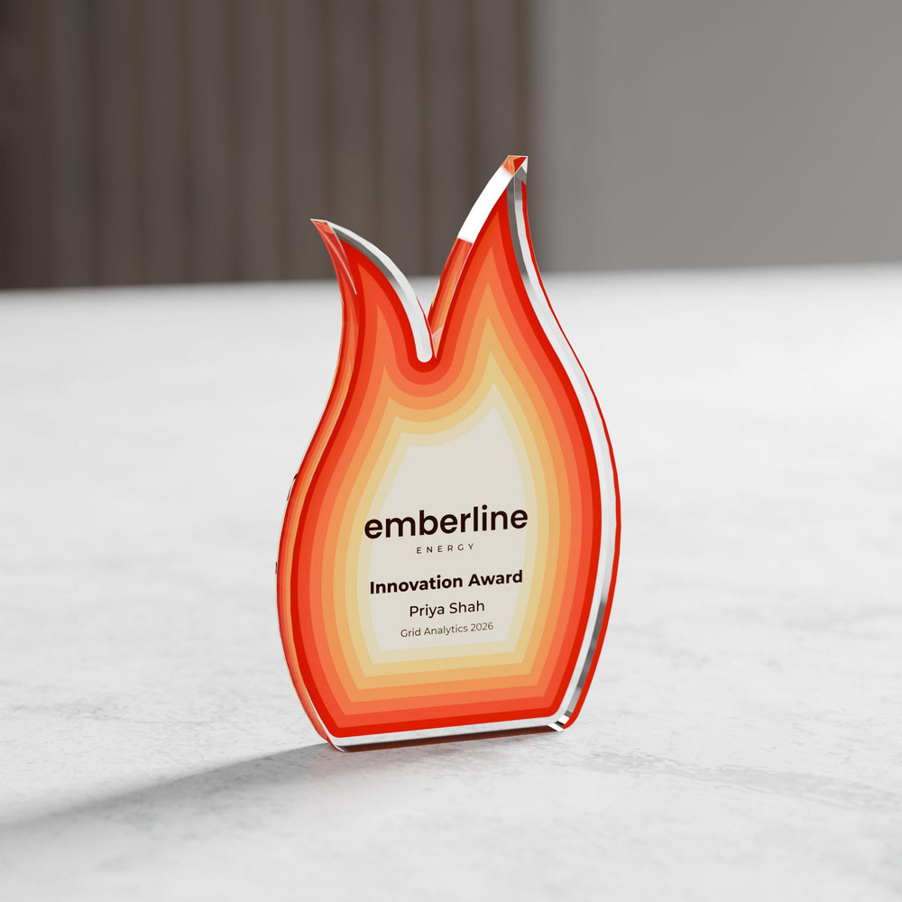 Flame Acrylic Award