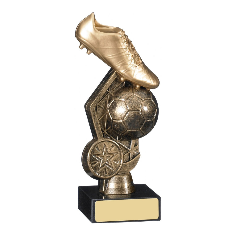 Hex Boot & Ball Football Trophy