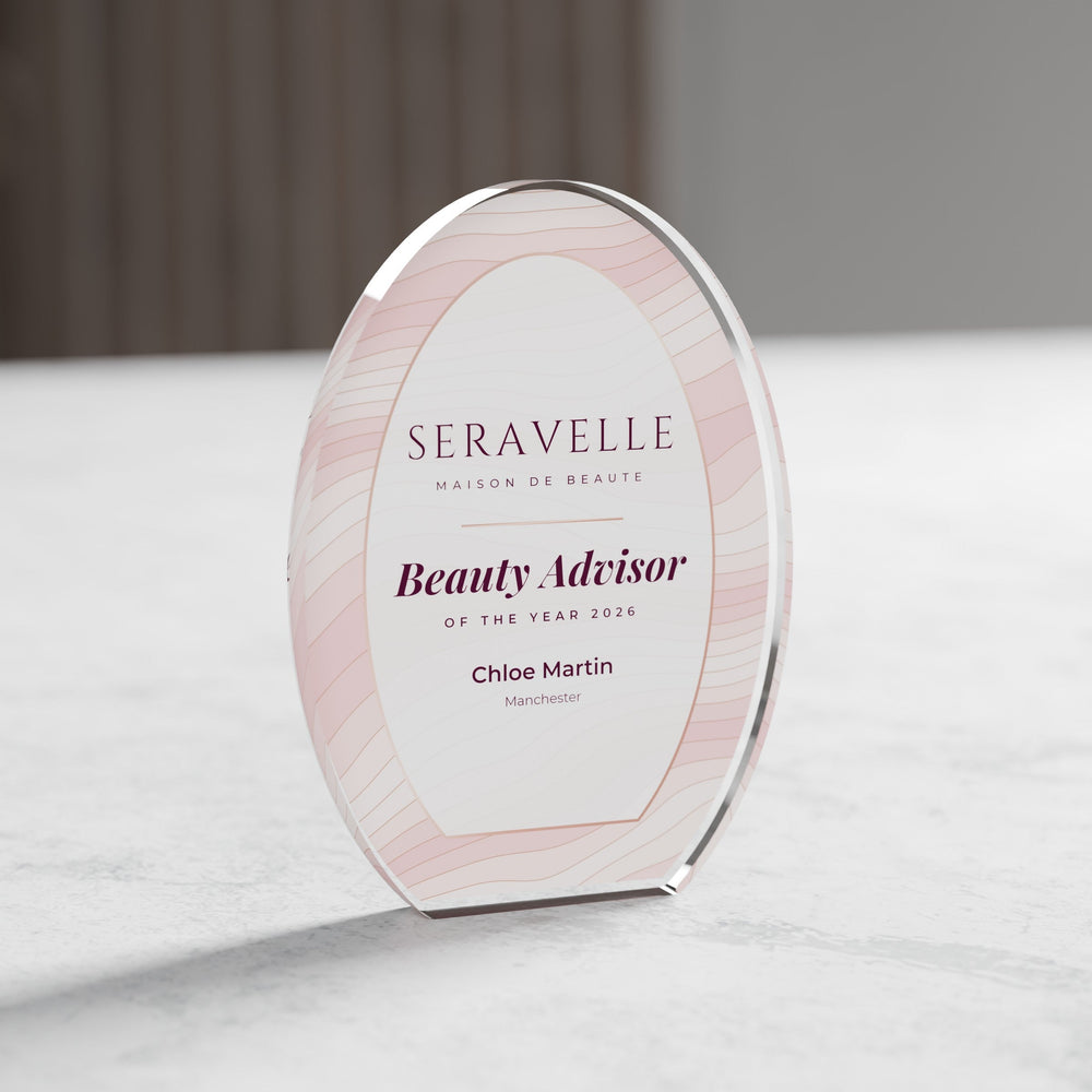Oval Acrylic Award