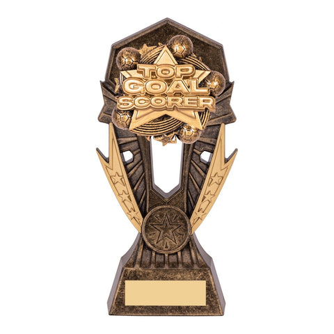 Allstar Top Goal Scorer Football Trophy, 185mm, with engraved plate
