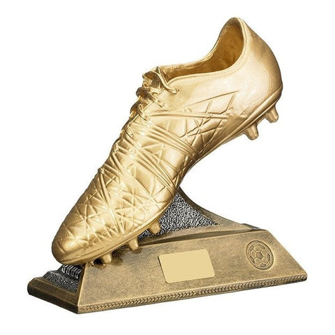 Golden Boot Award, 230mm, with engraved plate