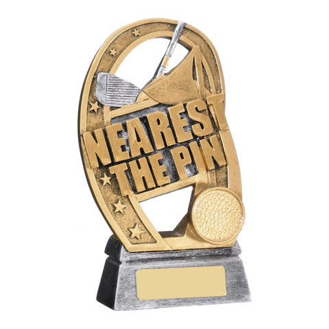 Golf Society Award, 150mm, Nearest the Pin, with engraved plate