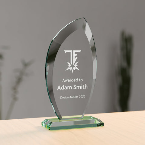 Jade Plaque Award, 215mm, with engraved plate
