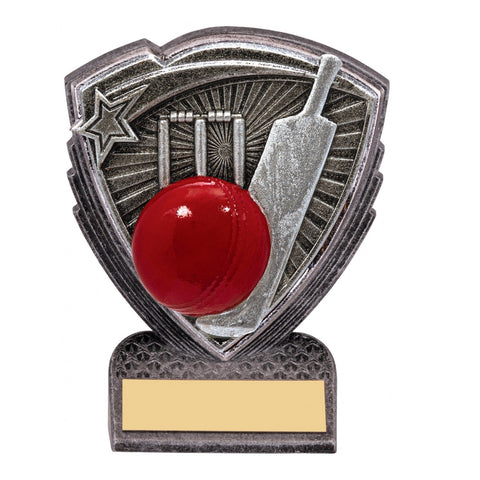 Mini Cricket Shield Award, 100mm, with engraved plate