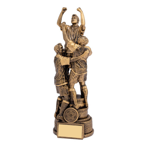 Triumph Football Celebration Trophy, 265mm, with engraved plate